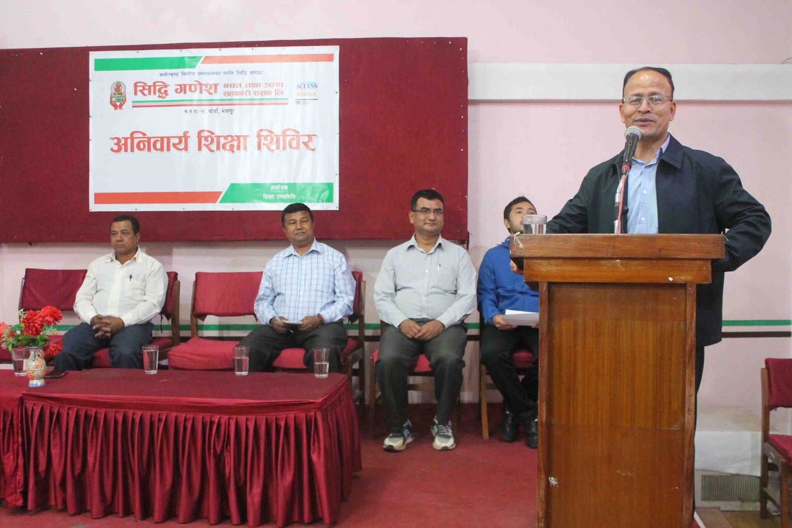बागमती प्रदेश सभा सदस्य सुरेन्द्र राज गोसाईको प्रमुख आतिथ्यमा अनिवार्य शिक्षा शिविर कार्यक्रम सम्पन्न । १६ जेठ, २०८३ image